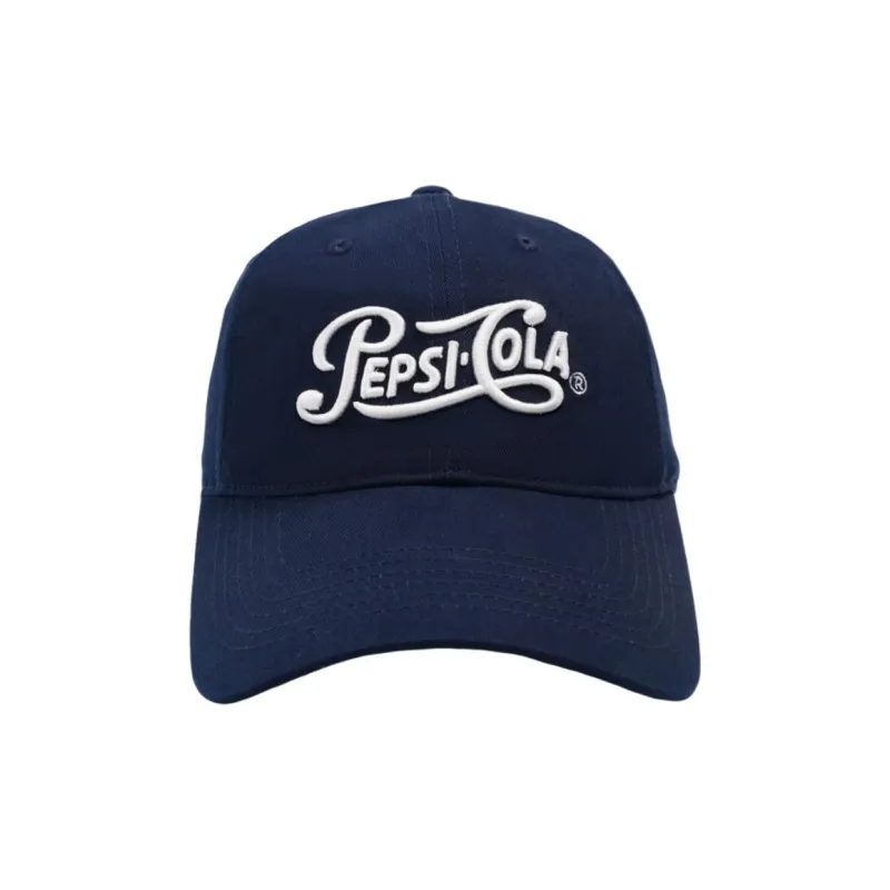 Pepsi Cotton Comfortable Baseball Caps Unisex Black/Ecru/Blue White/Green White/Charcoal Gray/Dark Blue/Brown-4