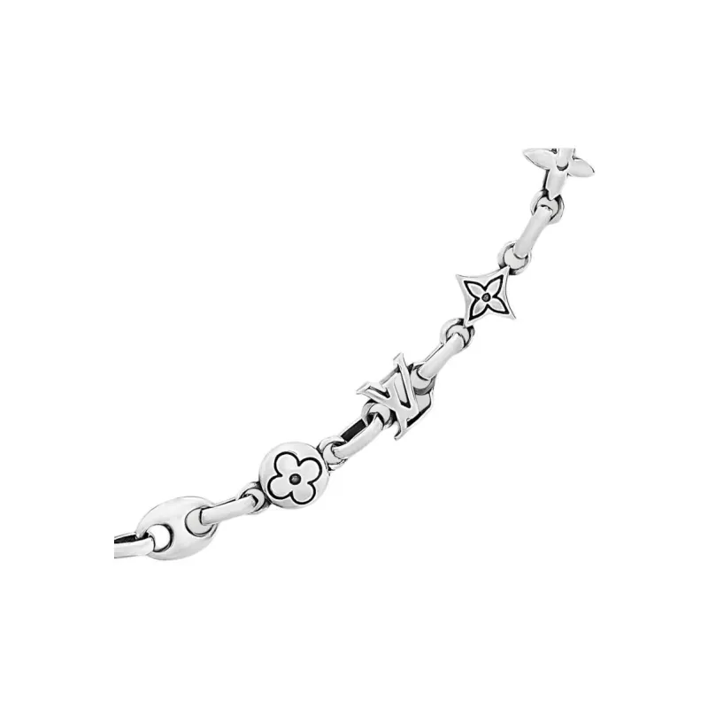 LOUIS VUITTON Sterling Silver Necklaces Men's Silver-1