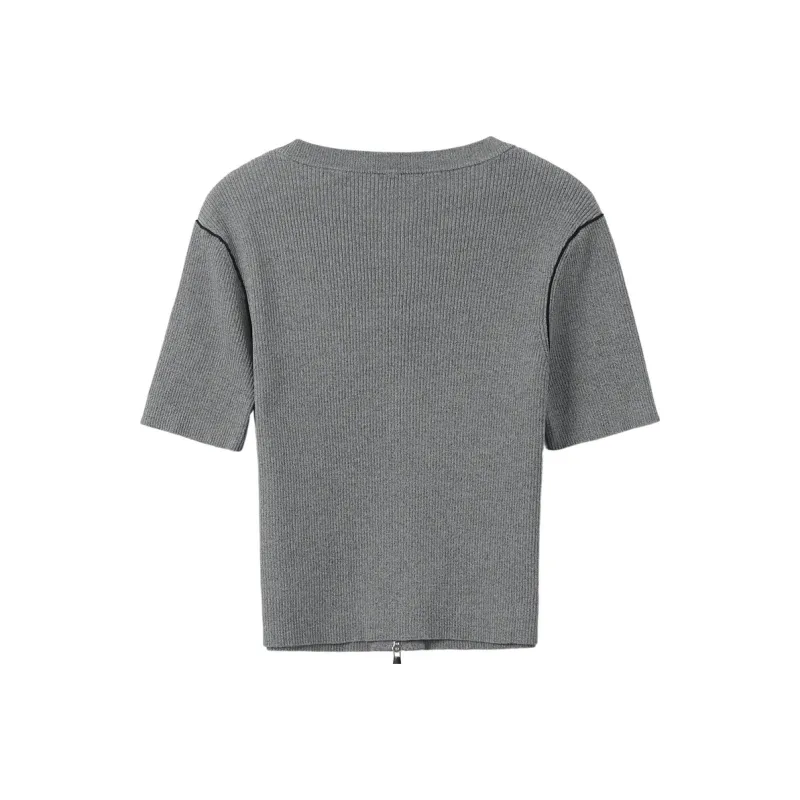 3COLOUR Knitwear Women's Stone Gray-1