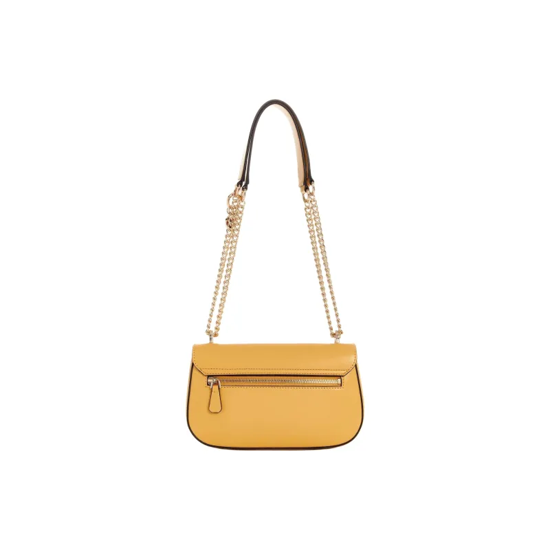 GUESS Artificial Leather Crossbody Bag Shoulder Bag Regular Women's Yellow-2