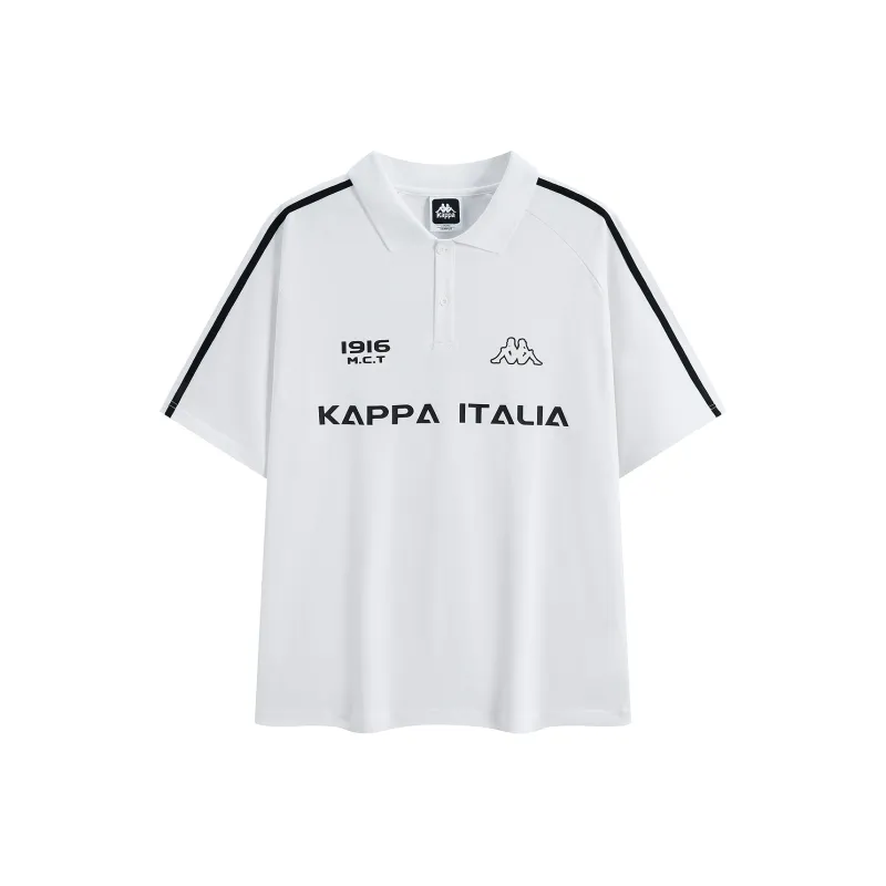 Kappa Polo Shirt Unisex Korean White-0