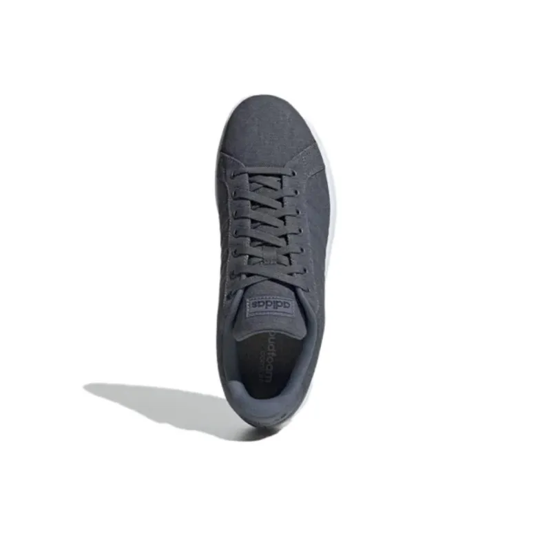 Adidas GRAND COURT Abrasion Resistant Low Top Skateboard Shoes Unisex Gray-3