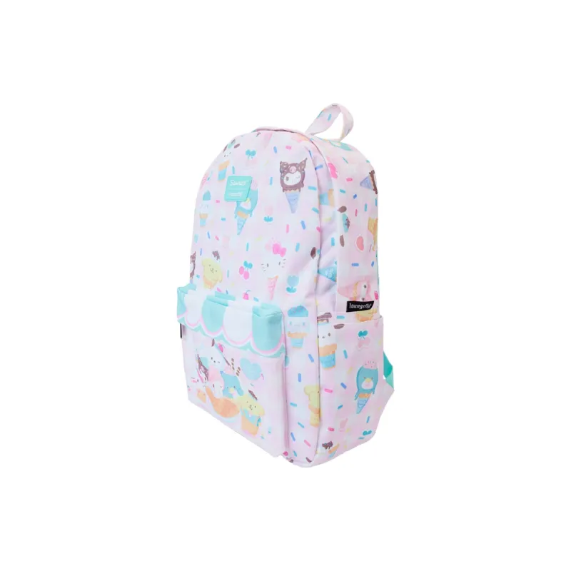 Loungefly ×Disney/Disney Collaboration Nylon Fabric Backpack Women's Light Pink-1