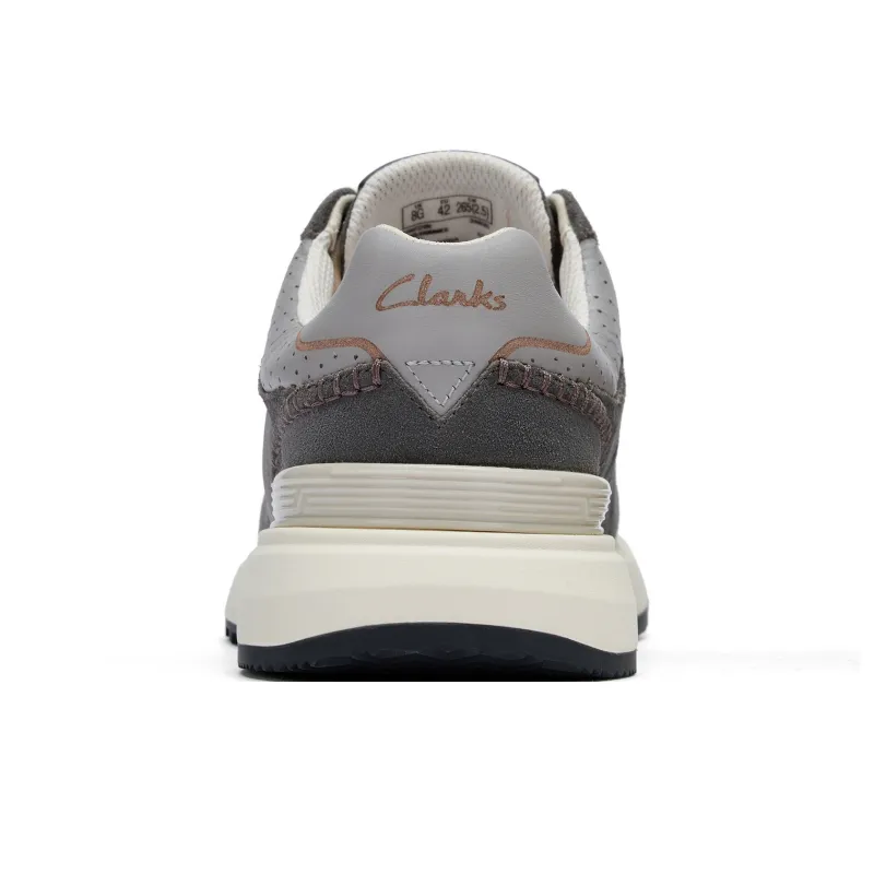 Clarks Breathable Low Top Casual Shoes Men's Black-3