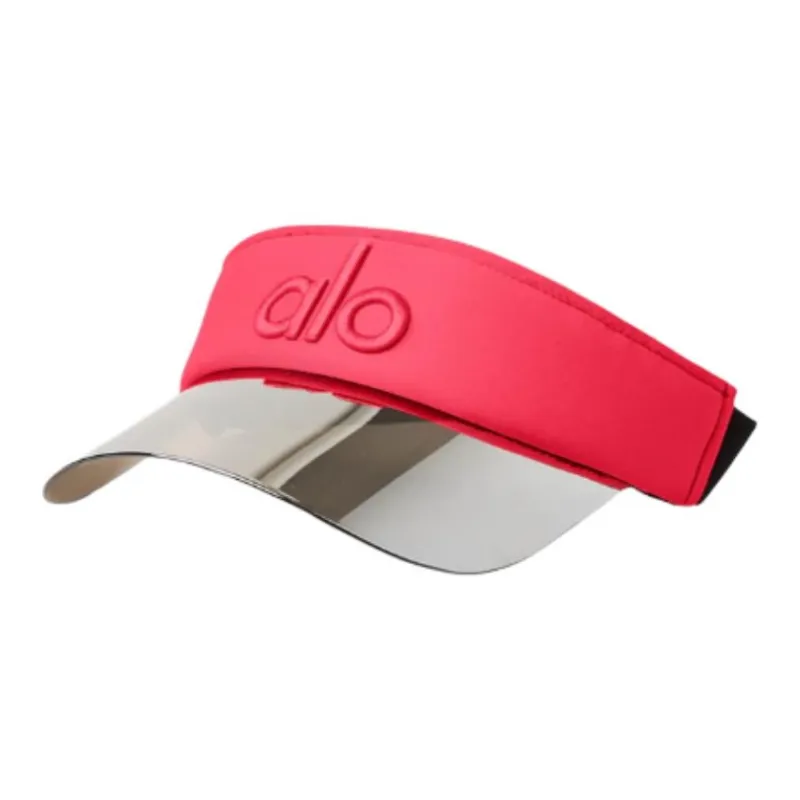 Alo Yoga Polyester Sun Protection Hats Unisex Red-0
