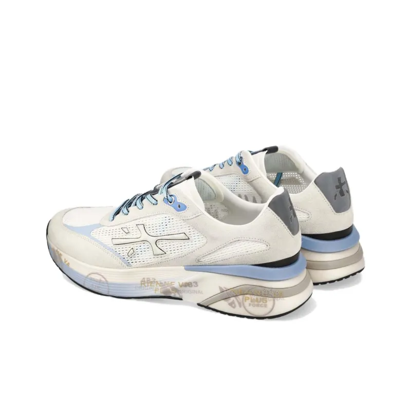 PREMIATA Moerun Abrasion Resistant Low Top Casual Shoes Men's Gray-5
