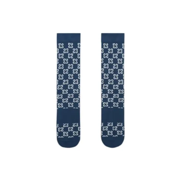 Jordan Mid-Calf Socks Men's Blue-1