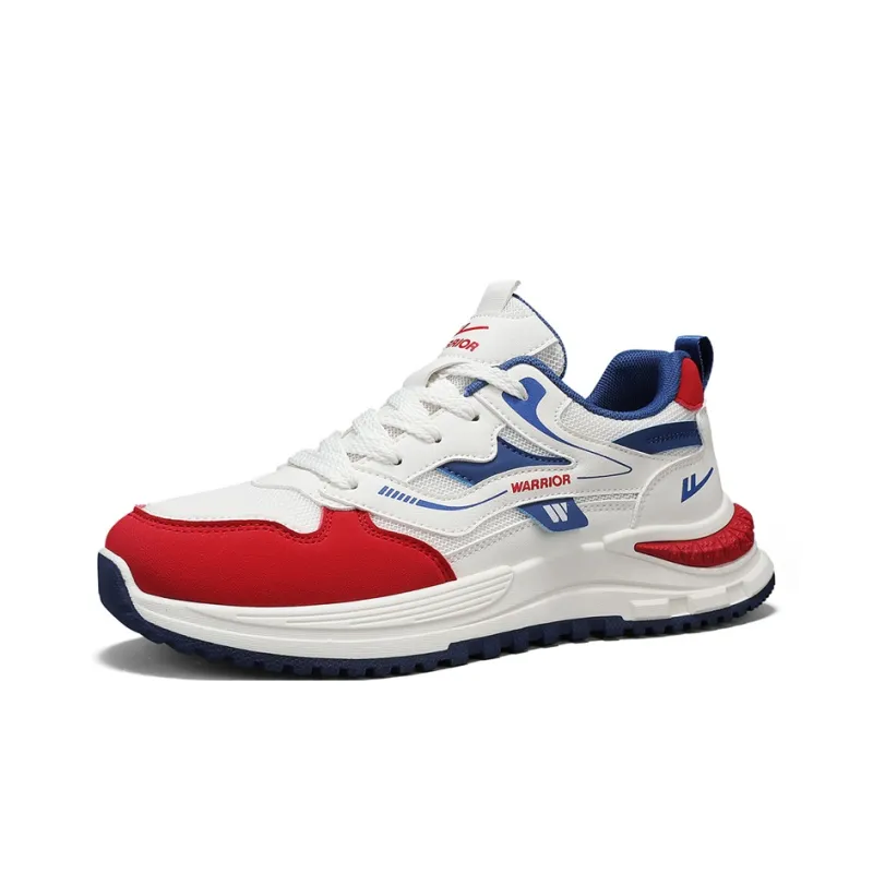 WARRIOR Chunky Sneakers Men Low Top Blue-1