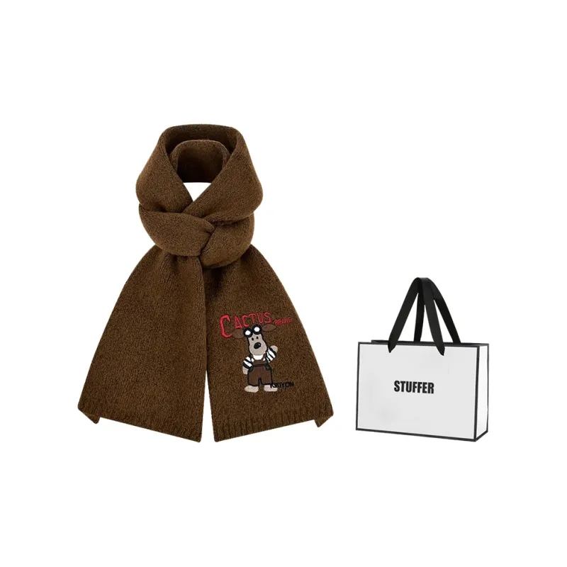 STUFFER Contains Wool Knit Scarves Unisex-27