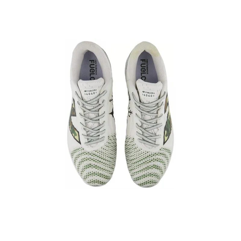 New Balance NB 627 V2 Durable Breathable Low-Top Training Shoes Men's White Green-3