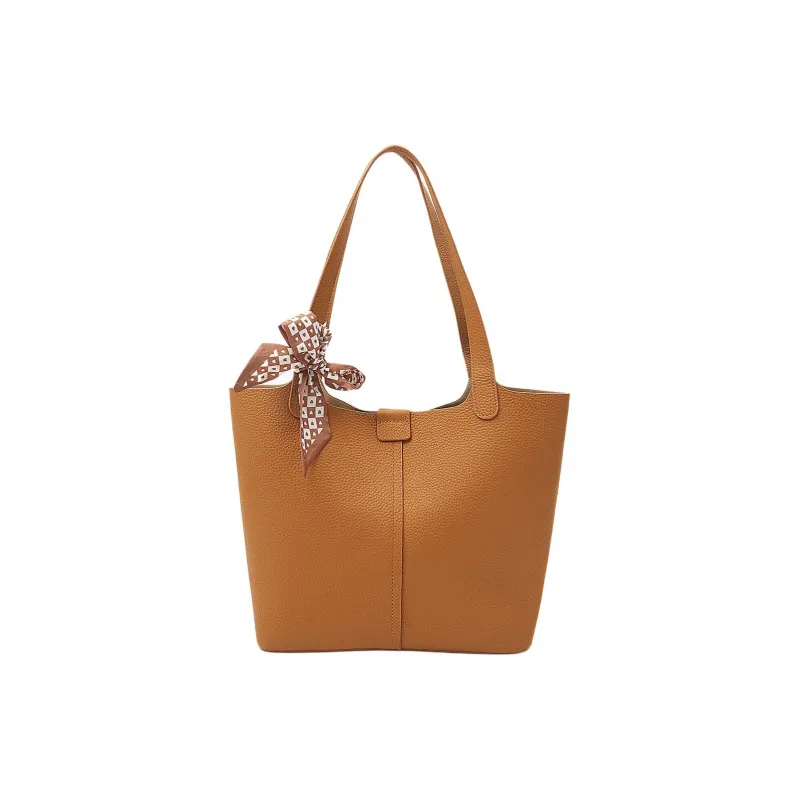Marino Orlandi Cow Leather With Synthetic Leather Shoulder Bag, Crossbody Bag, Tote, Bucket Bag Tubas Women's-27