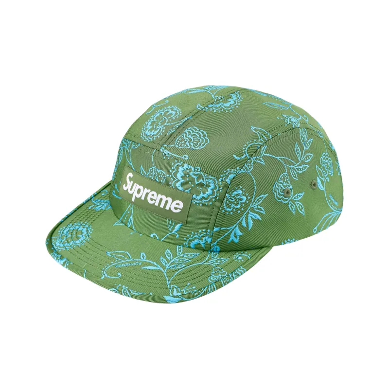 Supreme Floral Jacquard Camp Cap-2