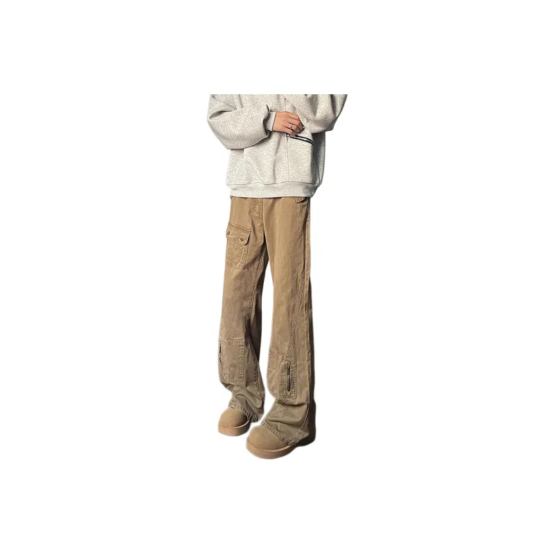 UOOHE Jeans Unisex Brown-0