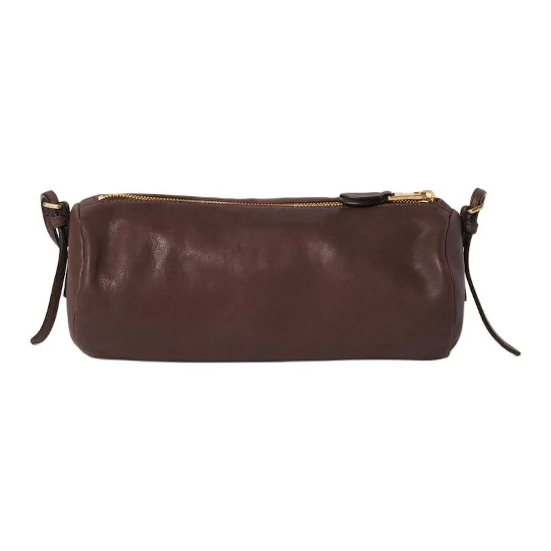MIU MIU Lambskin Handheld Shoulder Bag Women's Heather Wood Color-2