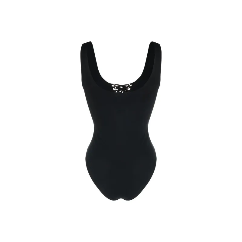SAINT LAURENT Saharienne Braid Detailed Swimsuit-4