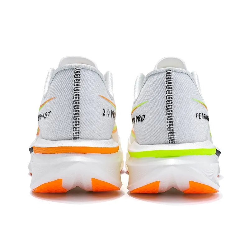 IRUNSVAN Low Top Running Shoes Unisex Mismatched Cyan Orange-5