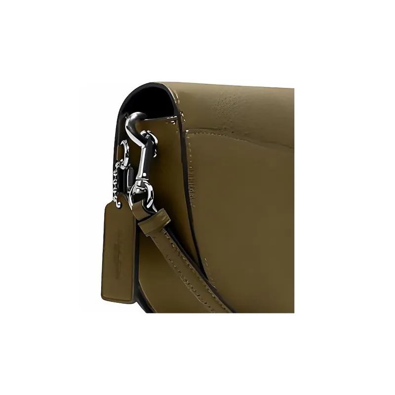 COACH Ellen Leather Saddle Bag Shoulder Bag Crossbody Bag Small Size Women's Jasper-4