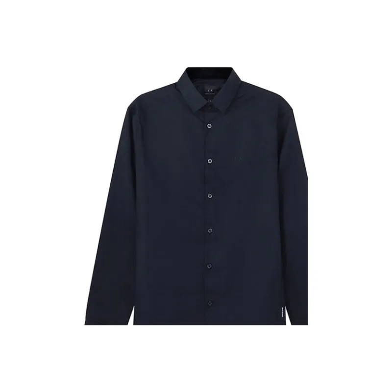 ARMANI EXCHANGEAE FW22 Shirt Men's Marine Blue-5