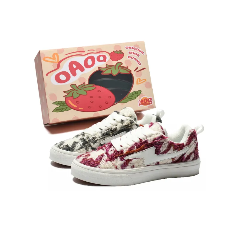OAOQ Durable Lightweight And Breathable Low-Top Skateboard Shoes Unisex-1