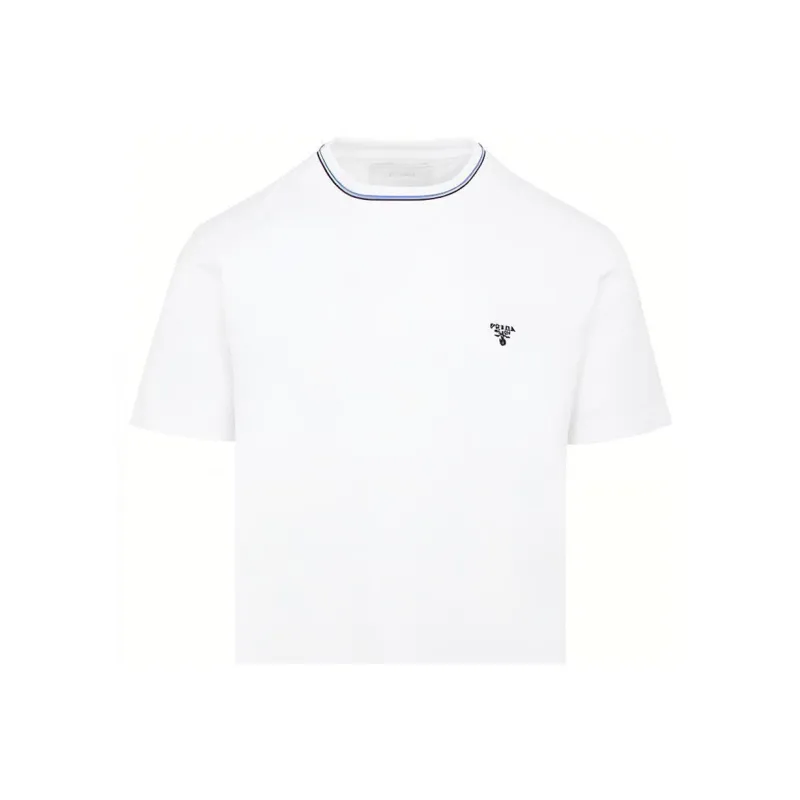 PRADA T Shirts Men White-2