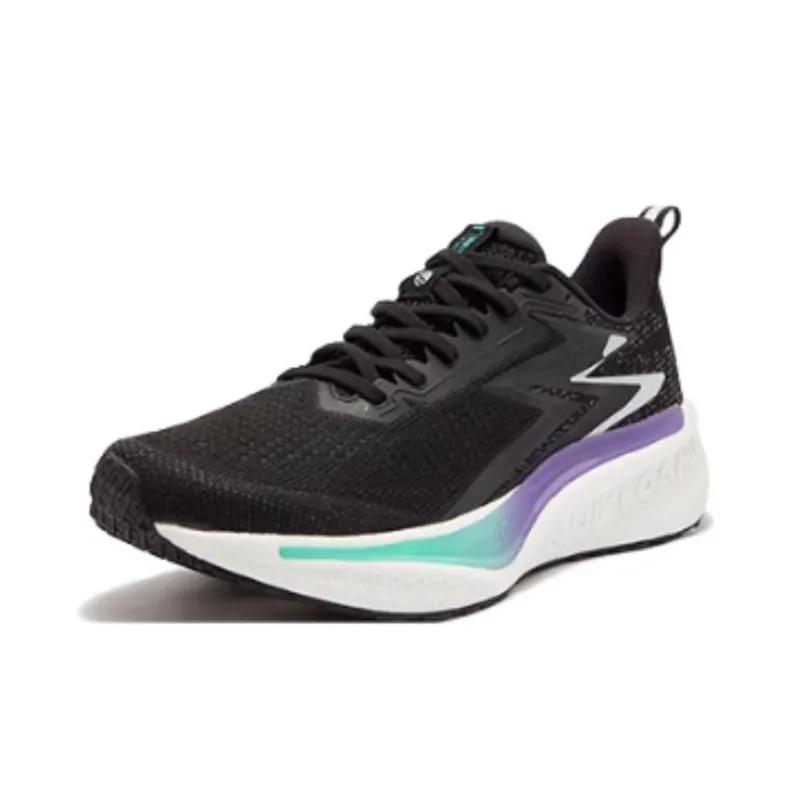 361° Swift Wind Ⅵ Anti Slip Wear Resistant Low Top Casual Running Shoes Men's Black Blue Purple-2