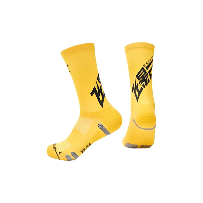 QIAODAN Feiying Knee High Socks Women's 1 Pack Spectrum Yellow-2