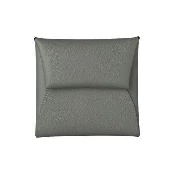 HERMES Bastia Evercolor Leather Wallet Women's 63 Vert Amande Almond Green