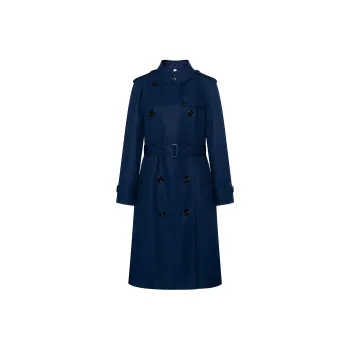 Burberry Trench Coat Women's Blue