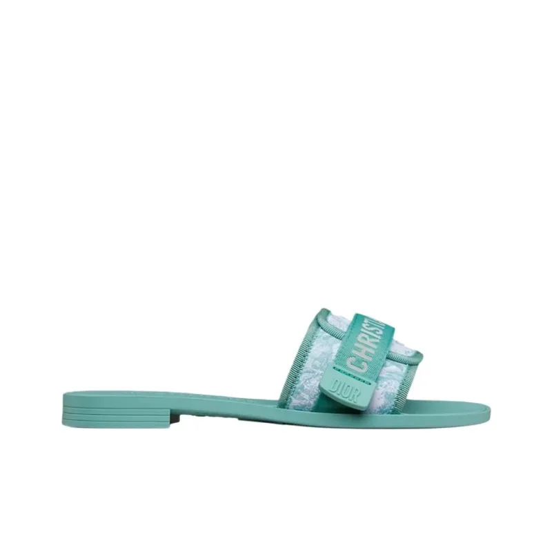 DIOR Dioriviera Abrasion Resistant Slide Slippers Women's Blue-1