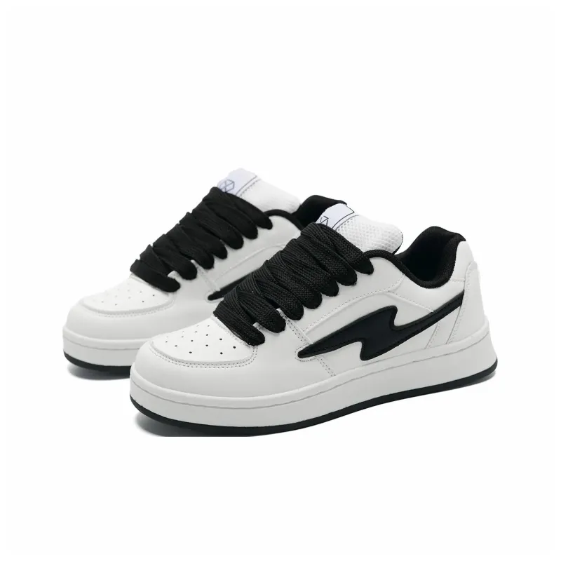 T628 Puffy Shoes Cushioned Wear-Resistant Lightweight Breathable Slip-Resistant Low-Top Skateboard Shoes Unisex-124