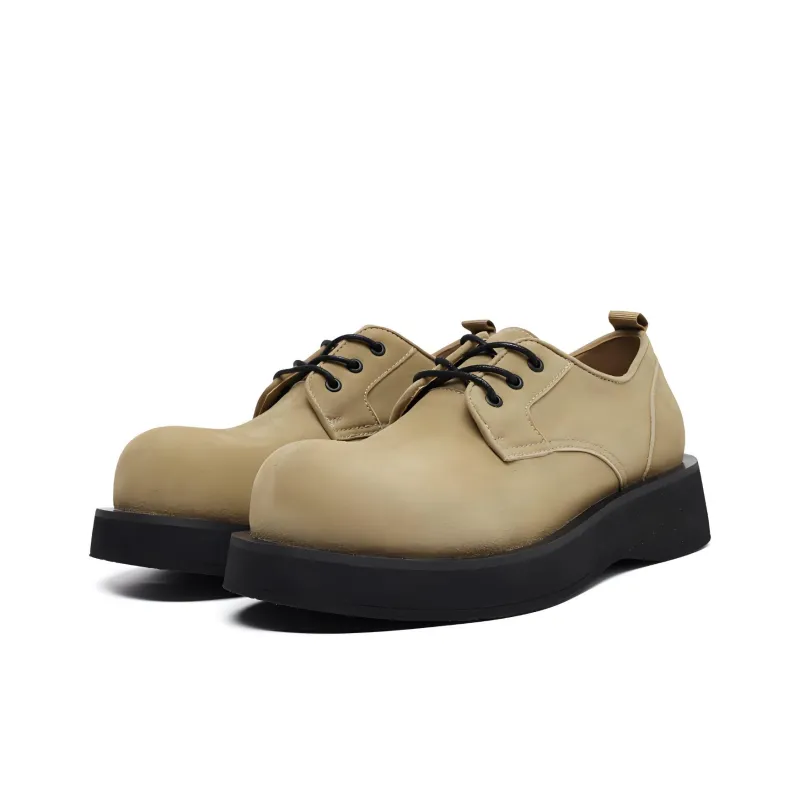 BARDILEV Men's Casual Shoes Men Low Top Khaki/Camel/Black-7