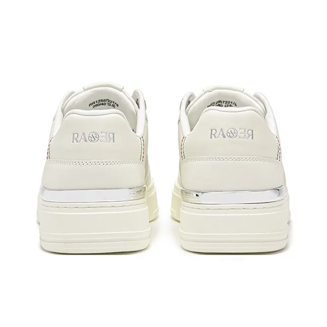 RARE Low Top Skateboard Shoes Men's White-3