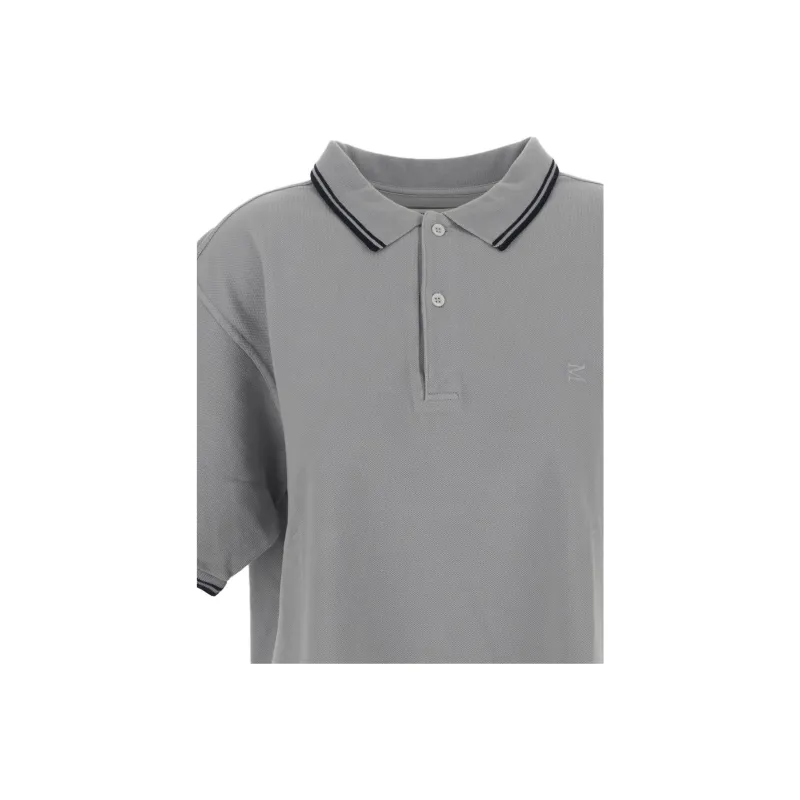 Maison Margiela Logo Embroidered Polo Shirt-3