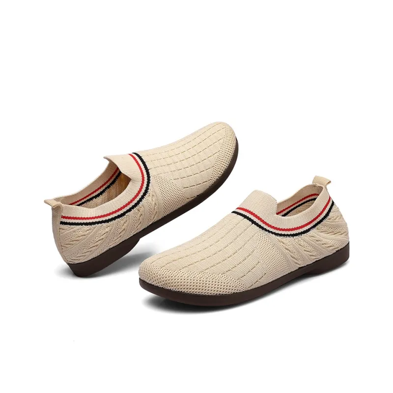Strongman Casual Shoes Women's Low Top Black/Beige-9