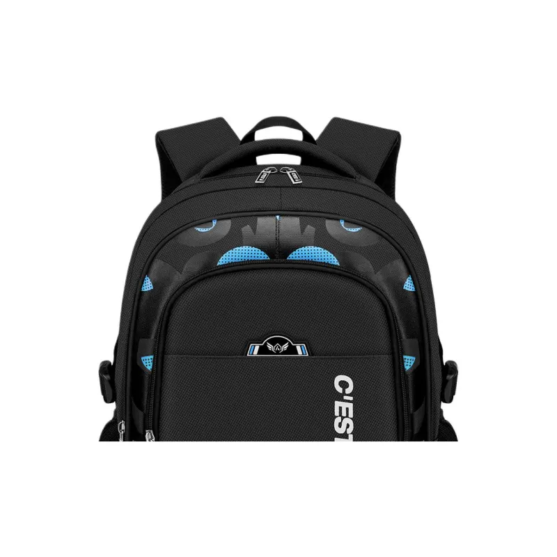 Pretty Baby Oxford Backpack Student Backpack Large Size Kids' Black-2