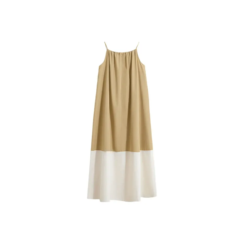 TOUCH Sleeveless Dress Women's Khaki-1