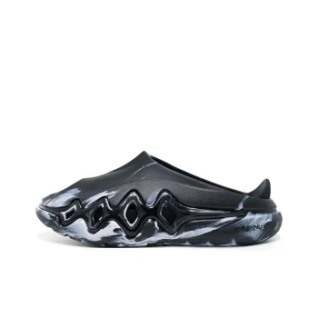 RIGORER Shark 3 Slip Resistant Shock Absorbers Slide Slippers Unisex Black White