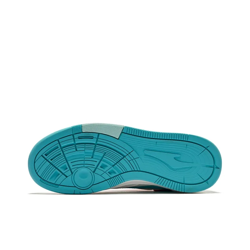 Erke Unique Maple Leaf 2.0 Anti-Slip Wear-Resistant Low-Top Skateboard Shoes Men's Microcrystal White Water Green-4