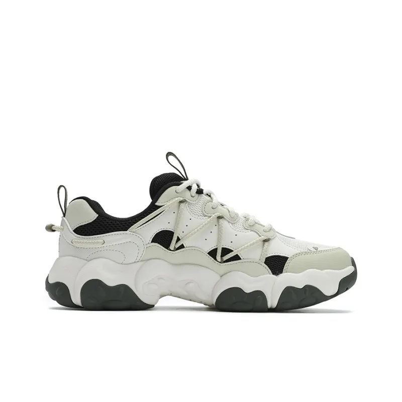 FILA FLUID 6 Cushioning Slip Resistant Breathable Coverage Support Low Top Running Shoes Men's White-1