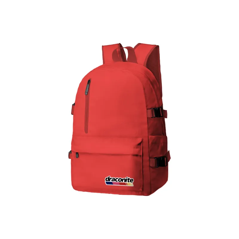 DRACONITE Polyester Backpack Unisex Red-1
