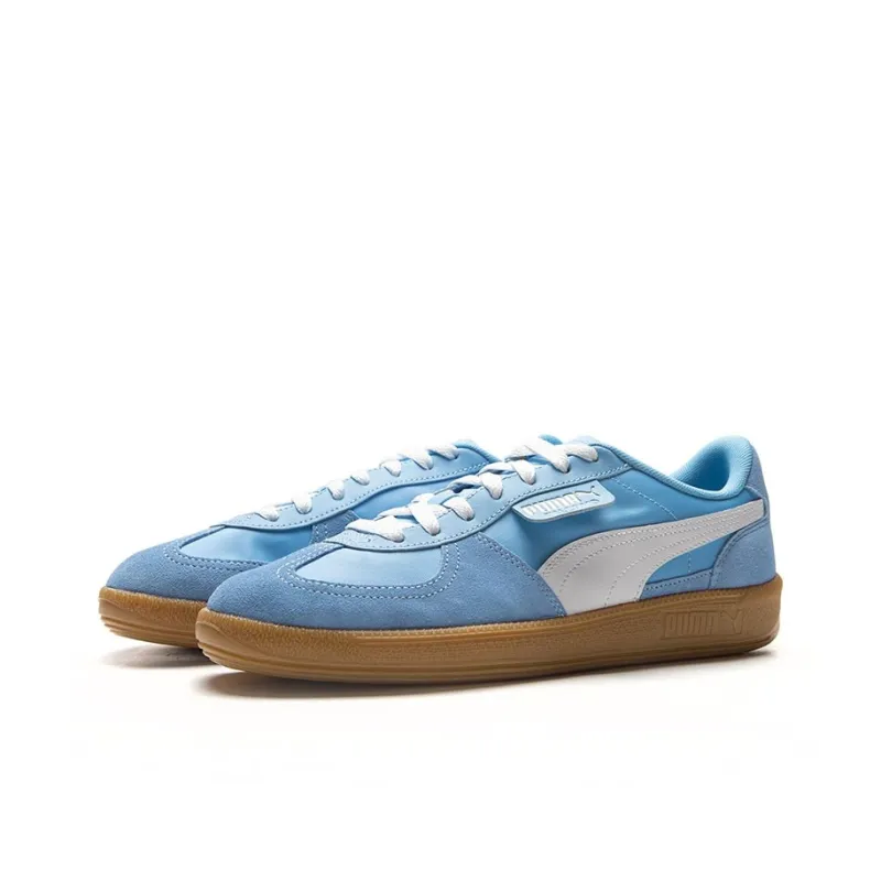 PUMA Palermo Anti Slip Wear Resistant Low Top Skateboard Shoes Unisex Blue-2