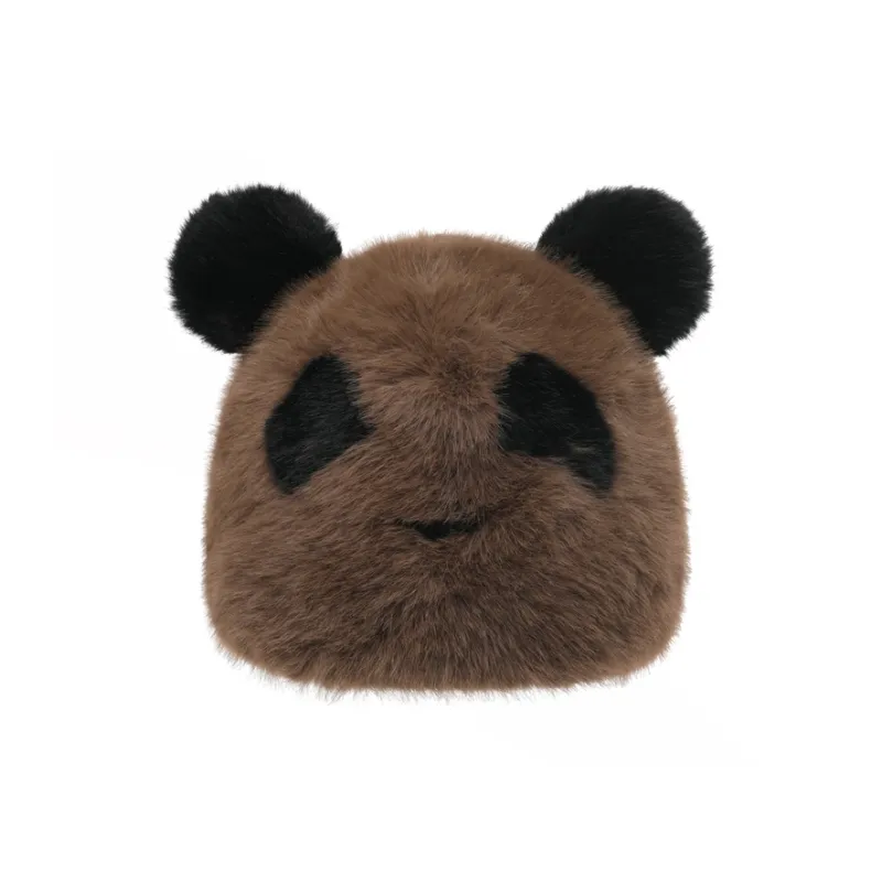 FREE RABBITⅡ Korean Style Thickened Warm Windproof Furry Ear Protection Headwrap Hat Unisex-2