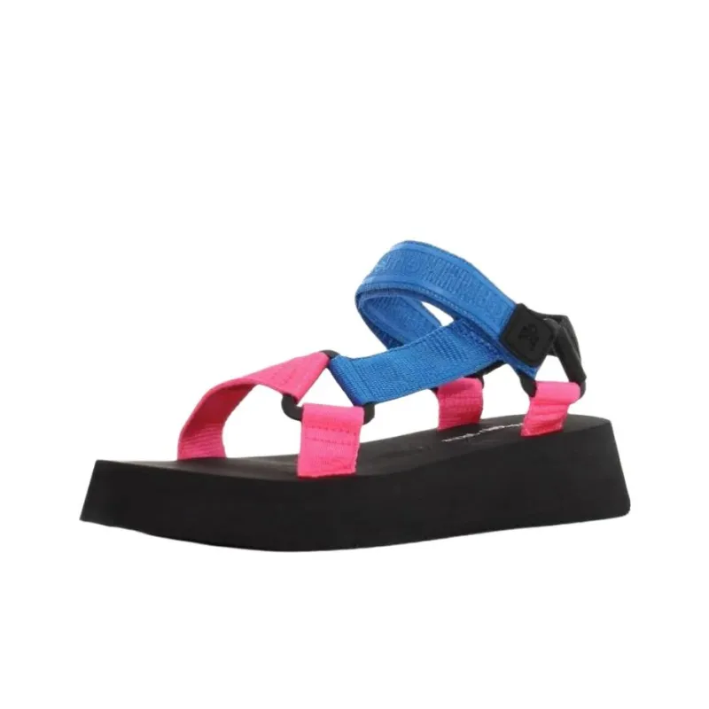 CKJ CALVIN KLEIN JEANS Prefresato Beach Sandals 4.5cm Women's Pink-0