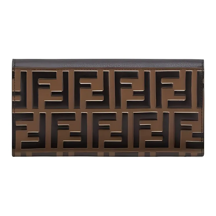FENDI Fendi First Calfskin Wallets Shoulder Bag Crossbody Bag Regular Women's Brown/Black-2