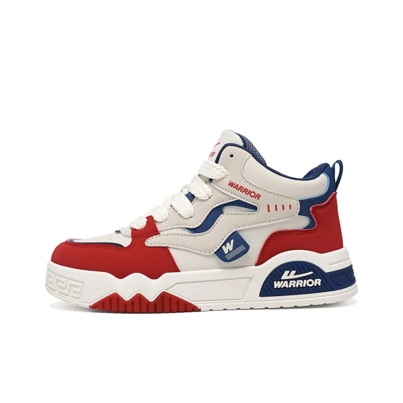 Warrior Puffy Shoes Height-Enhancing Wear-Resistant Lightweight High-Top Skateboard Shoes Men-0