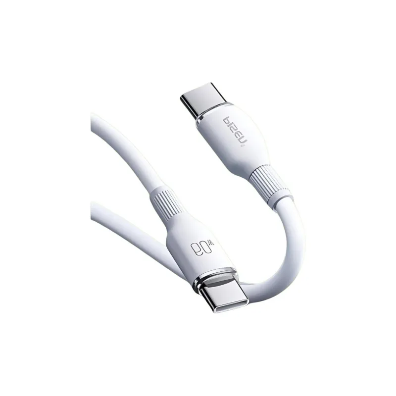 PISEN Fast Charging Cable Apple Liquid Silicone Cable 2m One Drag One Type-c To Type-c PD Fast Charging Cables-3