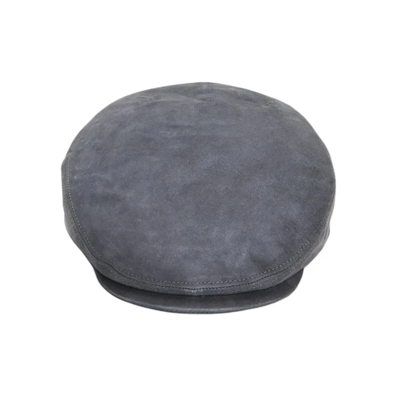 STETSON Leather Berets Unisex Gray-1