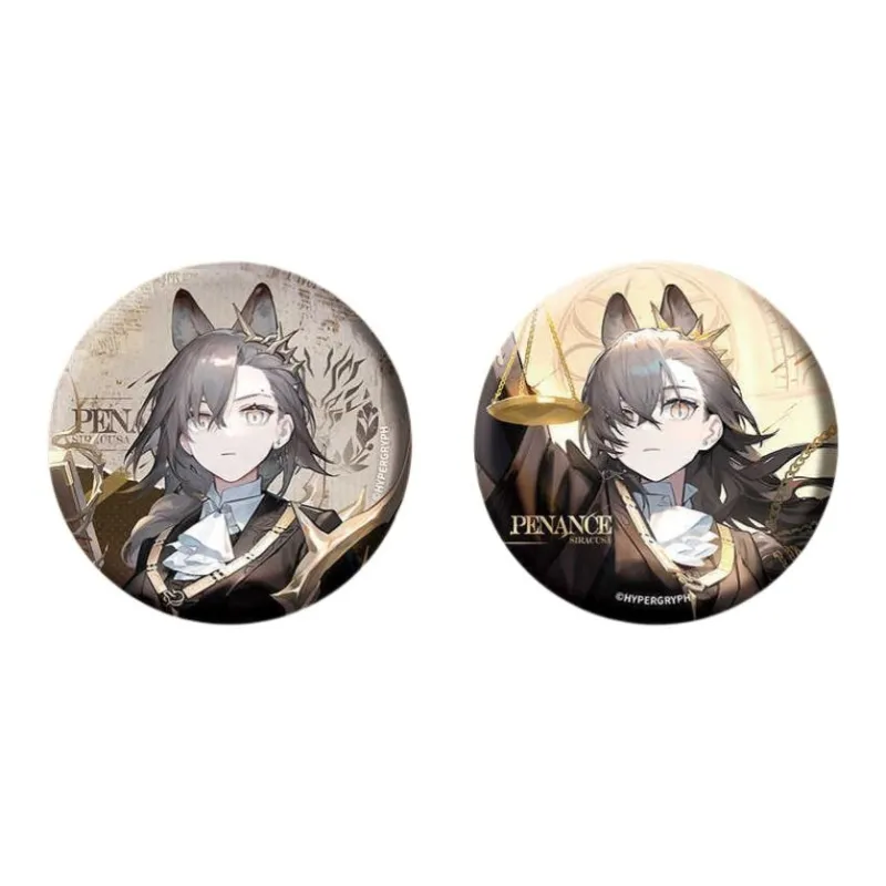 Arknights Silent Texas, Excommunication, Night Vigil Character Badge Set Badges-1