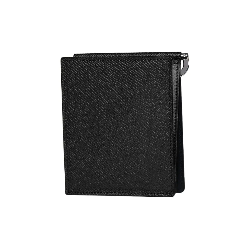 Maison Margiela Grain Leather Wallet Men's Black-0