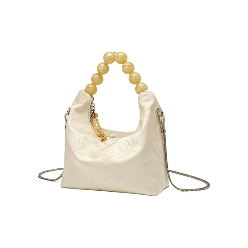 DAPHNE Fabric Handbag Women's Ecru-1